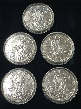 George Bush/Saddam Hussein Victory Coins