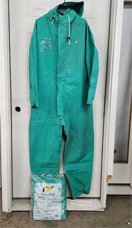 2 New Onguard Chemtex PVC Suit...XL