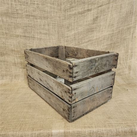 Vintage Wood Crate - 20x12x11