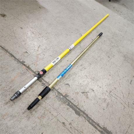 Telescoping Paint Extension Pole Pair