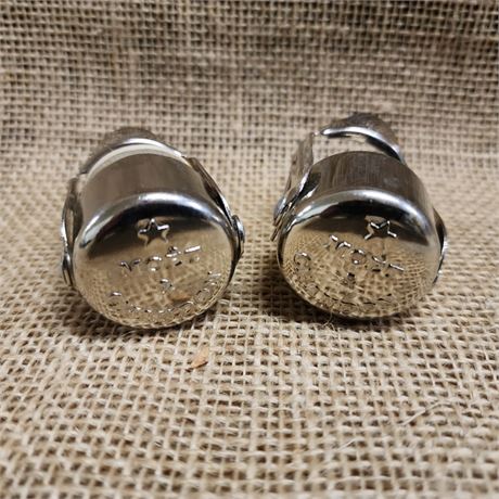 Vintage Moet Chandon Champagne Bottle Stopper Pair, $100 Valuation