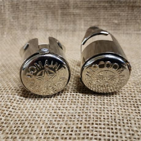 Vintage Domaine Chandon Champagne Bottle Stopper Cap Pair