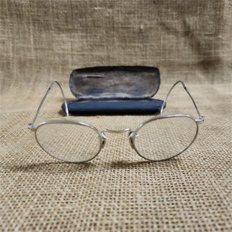 Antique Spectacles with Case from North Dakota