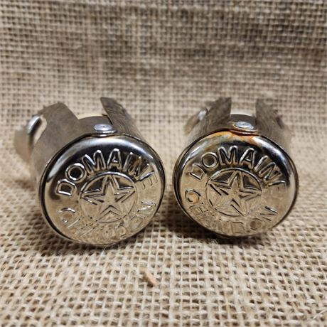 Vintage Domaine Chandon Champagne Bottle Stopper Cap Pair