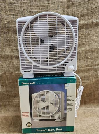 Nice White Turbo Box Fan