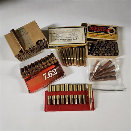 Assorted Caliber Live Ammo...105pc