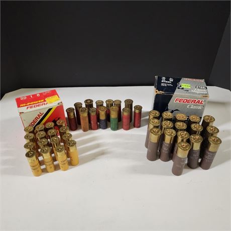 Assorted Gauge Shotshells...45pc