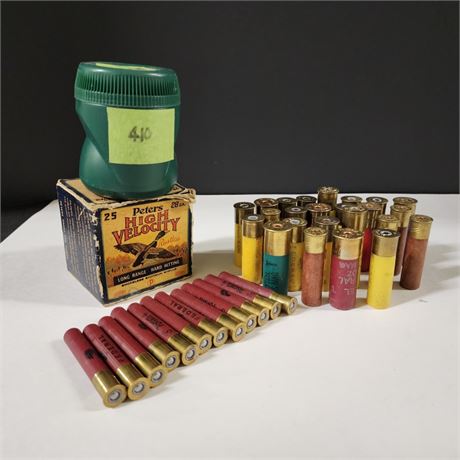 410 & Assorted Gauge Shot Shells...37pc