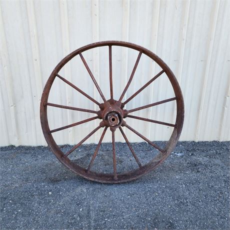 Antique Implement Wheel - 33" Diameter