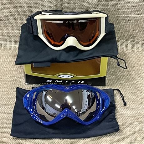 2 Pairs of Smith Goggles