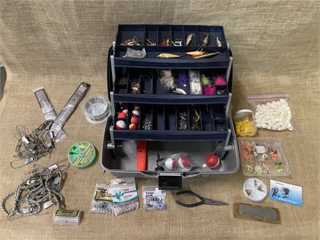 Tackle Box w/ Lots of Assorted Tackle