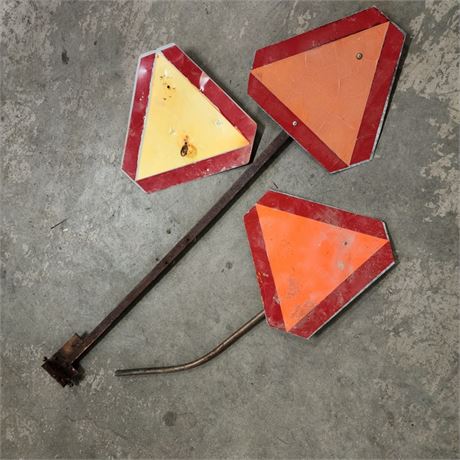 Metal Emergency Caution Sign Trio - 14x16