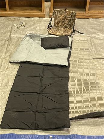 Nice sleeping bag/Mat & Chair Pack