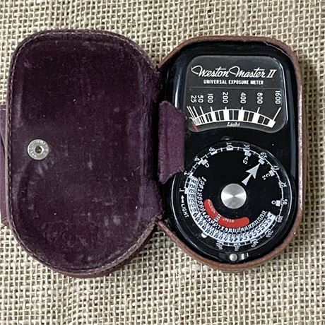 Vintage Exposure Meter & Case