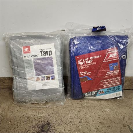 2- New Poly Tarps