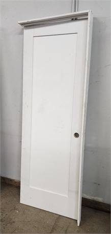 2/4 Solid Wood Interior Door w/ Partial Jam