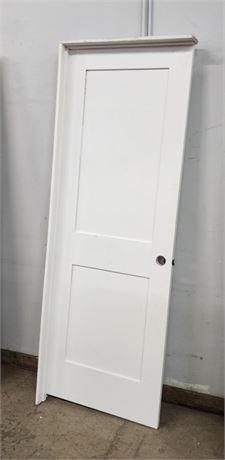 2/4 Solid Wood Interior Door w/ Partial Jam