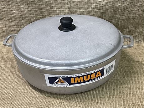 New IMUSA Cast Aluminum Lidded Cookware