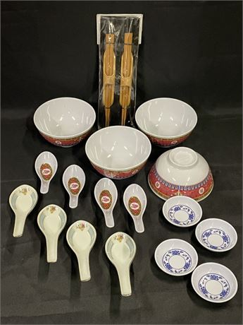 Assorted Oriental Dishware