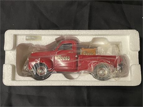 NIB Collectible ERTL Coors Truck Coin Bank