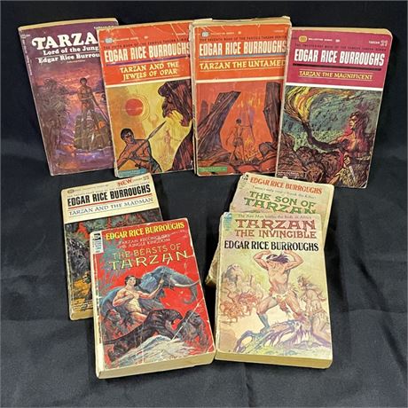 Vintage Tarzan Paperback Books