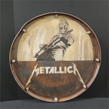 MT Artist Metal Metallica Repro Sign - 23" Diameter