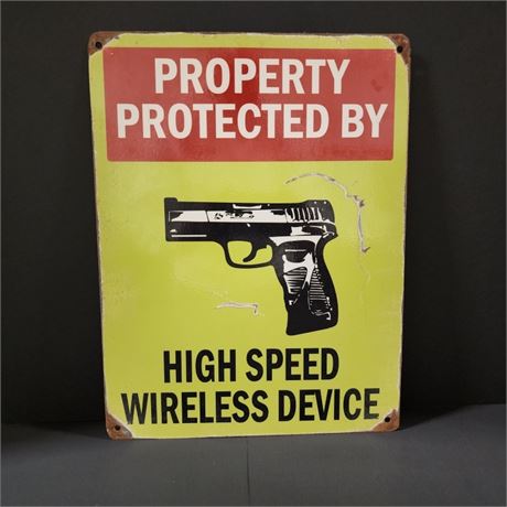 MT Artist Metal Protection Repro Sign - 12x16