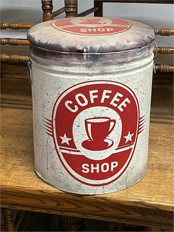 MT Artist Metal Coffee Shop Bucket/Seat Reproduction - 12x15