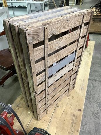 Vintage Chicken Wood Crate w/ Door - 35x23