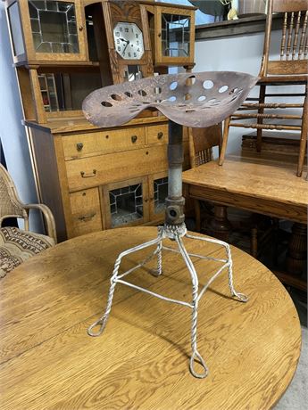 Vintage Tractor Seat Stool