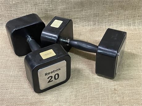 Reebok 20lb Dumbells