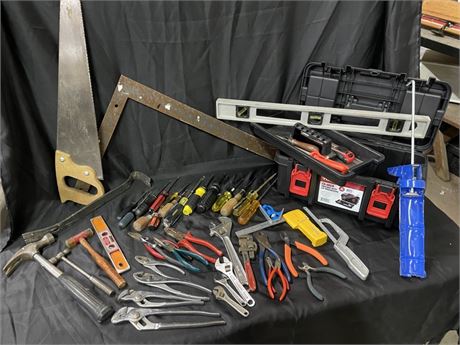 Assorted Handyman Tool Set w/ Box