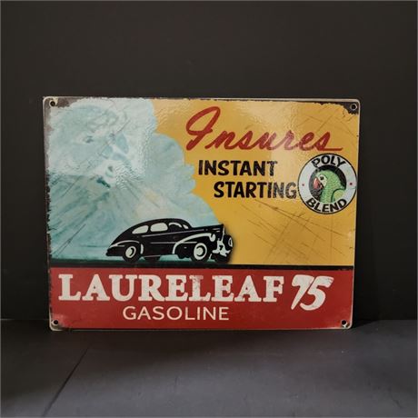 Artist Repro gasoline Sign - 15x12