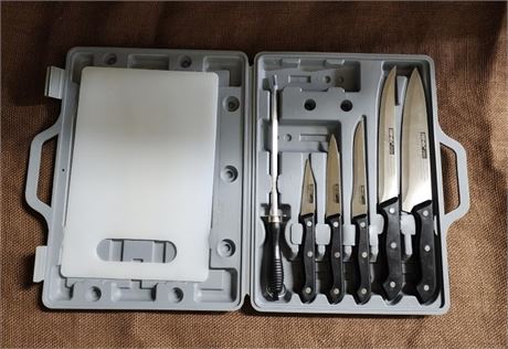 NEW Zeemex 2000 Cutlery Set w/ Board & Case