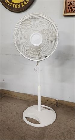 Lasko White Standing Adjustable Fan