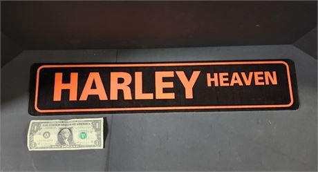 Plastic Man Cave Harley Davidson Wall Hangers 23x4