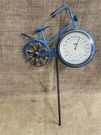 Yard Art Bicycle Thermometer - 23x6