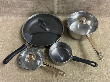 Assorted Non-Stick Aluminum Cookware