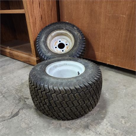 Walker Mower Front Wheel & Tire Pair...18.50x8.50-8