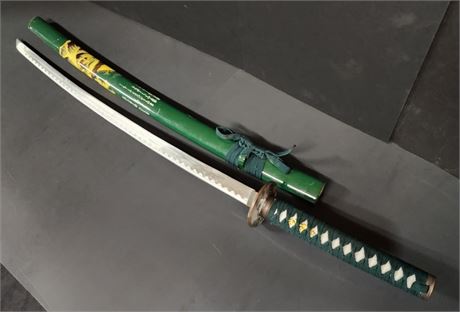 36" Samurai Sword with Wood Sheath