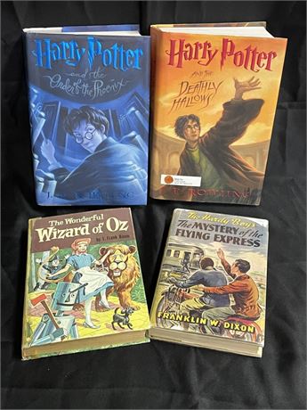 Collectible Harry Potter & 2 Vintage Reader Books!