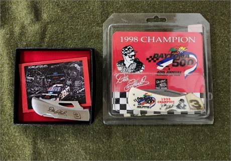 Collectible Dale Earnhardt Pocket Knife Pair