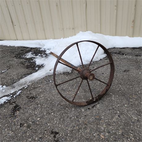 Antique Implement Wheel - 15x49 - Can Be Used for Stand