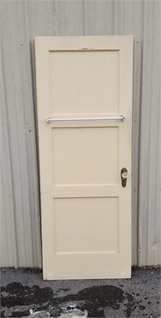 Vintage Interior Door w/ Glass Knobs - 30x78