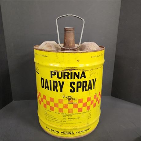 Metal Purina Dairy Spray Can (Repro by MT Artist) -