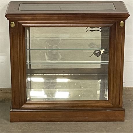 Lighted Small Floor or Table Top Hutch - 30x13x28