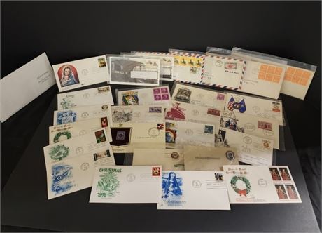 Vintage First Day of Issue Stamps