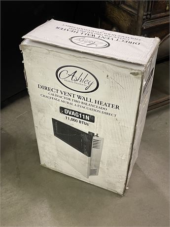 NEW 11,000 BTUs Ashley Natural Gas Direct Vent Wall Heater