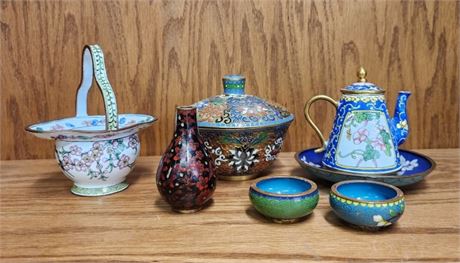 Vintage Mini Cloisonne Collectibles