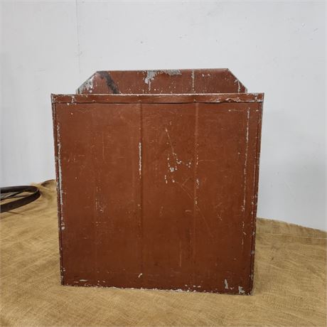 Steel Trash Bin, 24x8x28